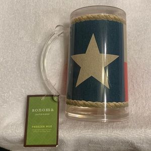 NWT Sonoma Outdoors Texas Flag Mug
